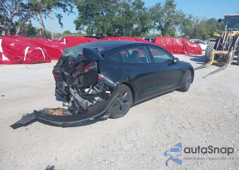 2021 Tesla Model 3 Standard Range Plus Rear-Wheel Drive from USA, damaged, VIN 5YJ3E1EA9MF091640